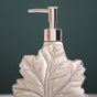 Maple Leaf Liquid Dispenser Ceramic Beige