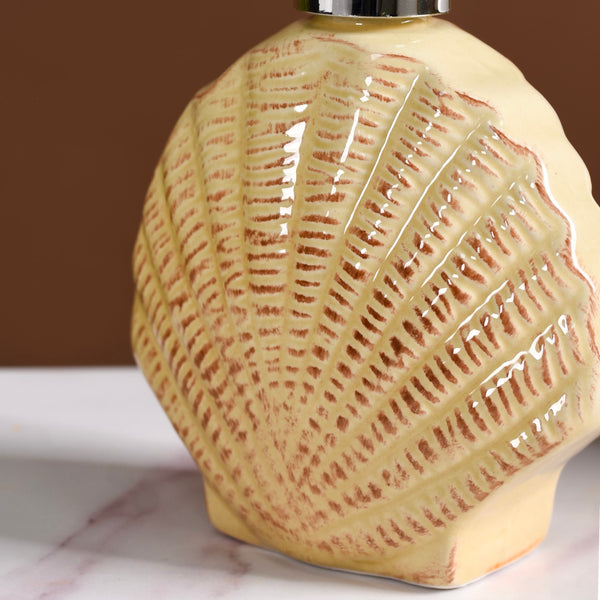 Beach Seashell Ceramic Soap Dispenser Online - Premium Dispenser | Nestasia