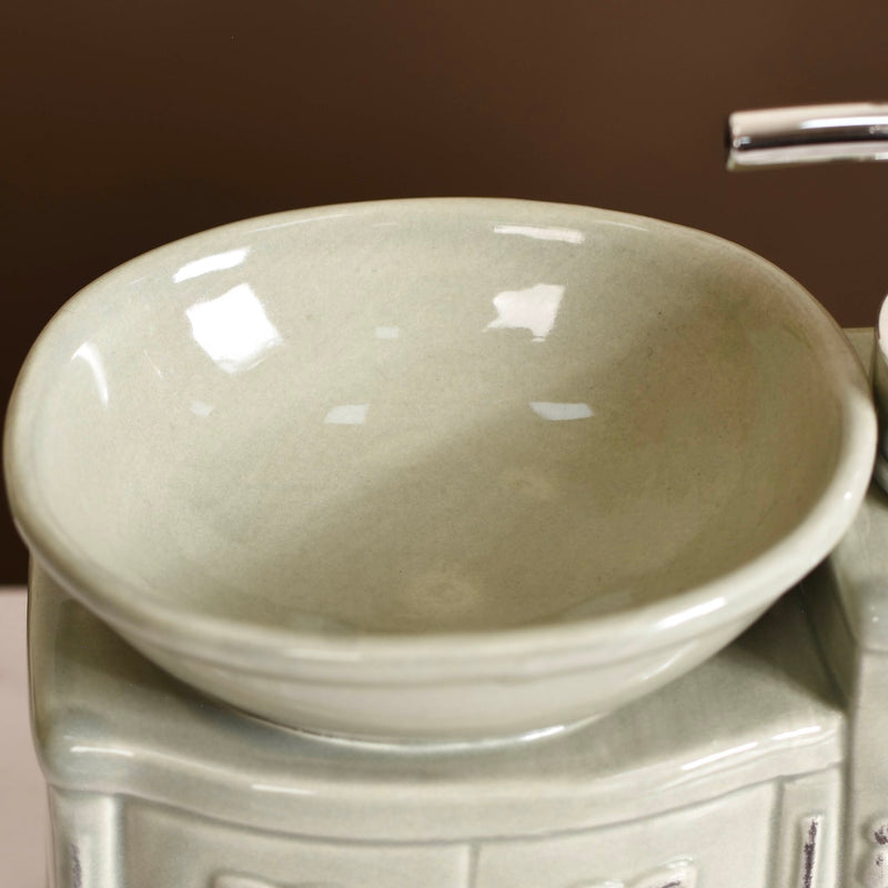 Sink Design Ceramic Liquid Dispenser Grey