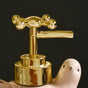 Beige Bird Design Ceramic Liquid Dispenser