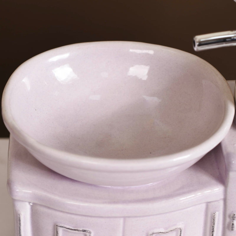Lavender Sink Shaped Soap Dispenser