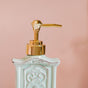 Vintage Ceramic Soap Dispenser Pastel Green