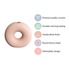 Round Donut Ceramic Vase Pink