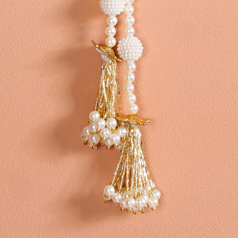 Lotus Door Hanging Set of 2 White