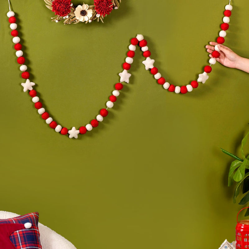 Hanging Garland For Home Decor - Door Hanging Garland For Home Decor, Festive Door Garland, Decorative Garland for Entrance, Home Decor Garland