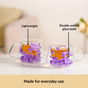 Double Walled Sakura Coffee Mug Set Of 2 180ml