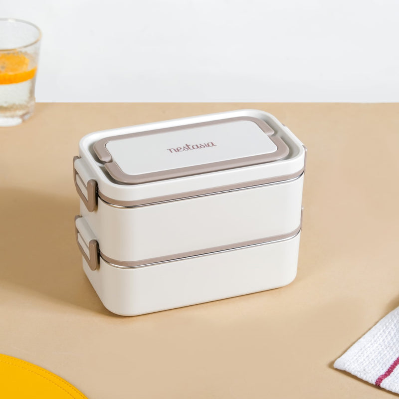 Bento Tiffin Box For Kids Beige 2000ml