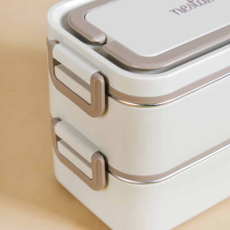 Bento Tiffin Box For Kids Beige 2000ml