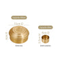 Daisy Brass Mukhwas Storage Box – Vintage Style with Secure Lid
