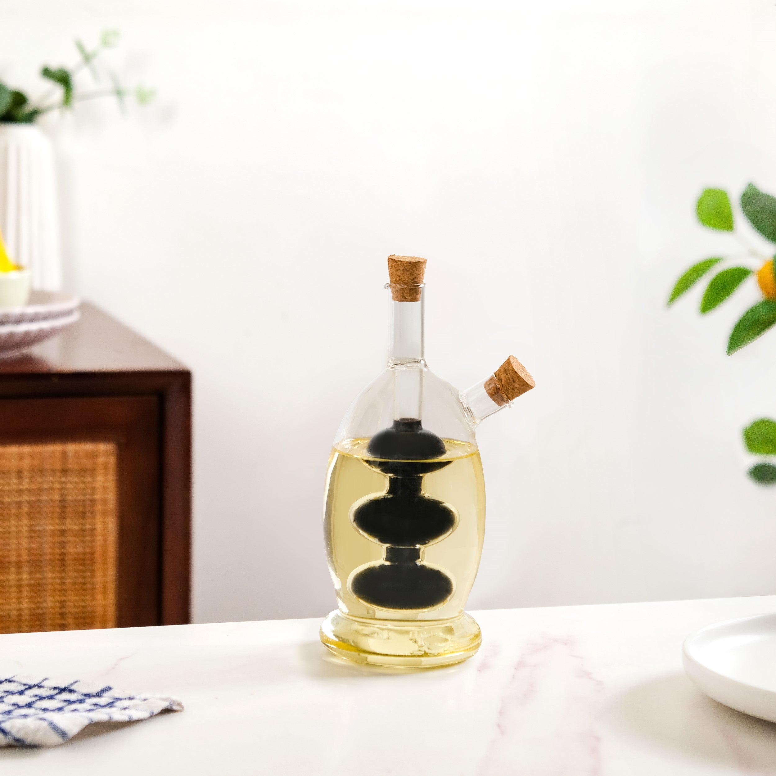 Dual Chamber Cruet Bottle