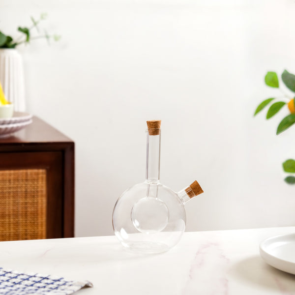 2 in 1 Oil And Balsamic Vinegar Cruet Bottle