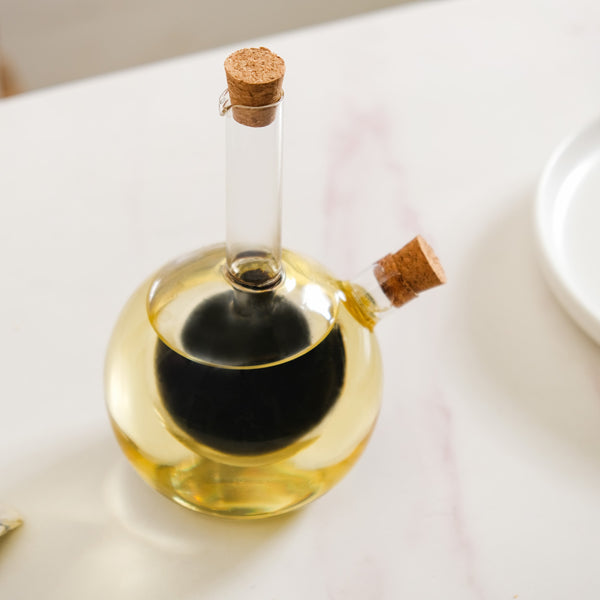 2 in 1 Oil And Balsamic Vinegar Cruet Bottle