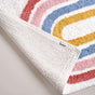 Dual Rainbows With Tassle Floor Mat 84x51 Inch