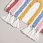 Dual Rainbows With Tassle Floor Mat 84x51 Inch