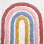 Dual Rainbows With Tassle Floor Mat 84x51 Inch