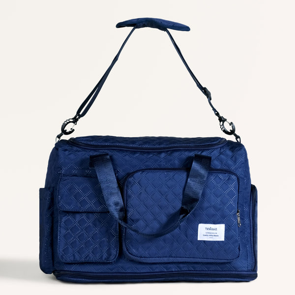 Dova Expandable Duffle Bag Dark Blue