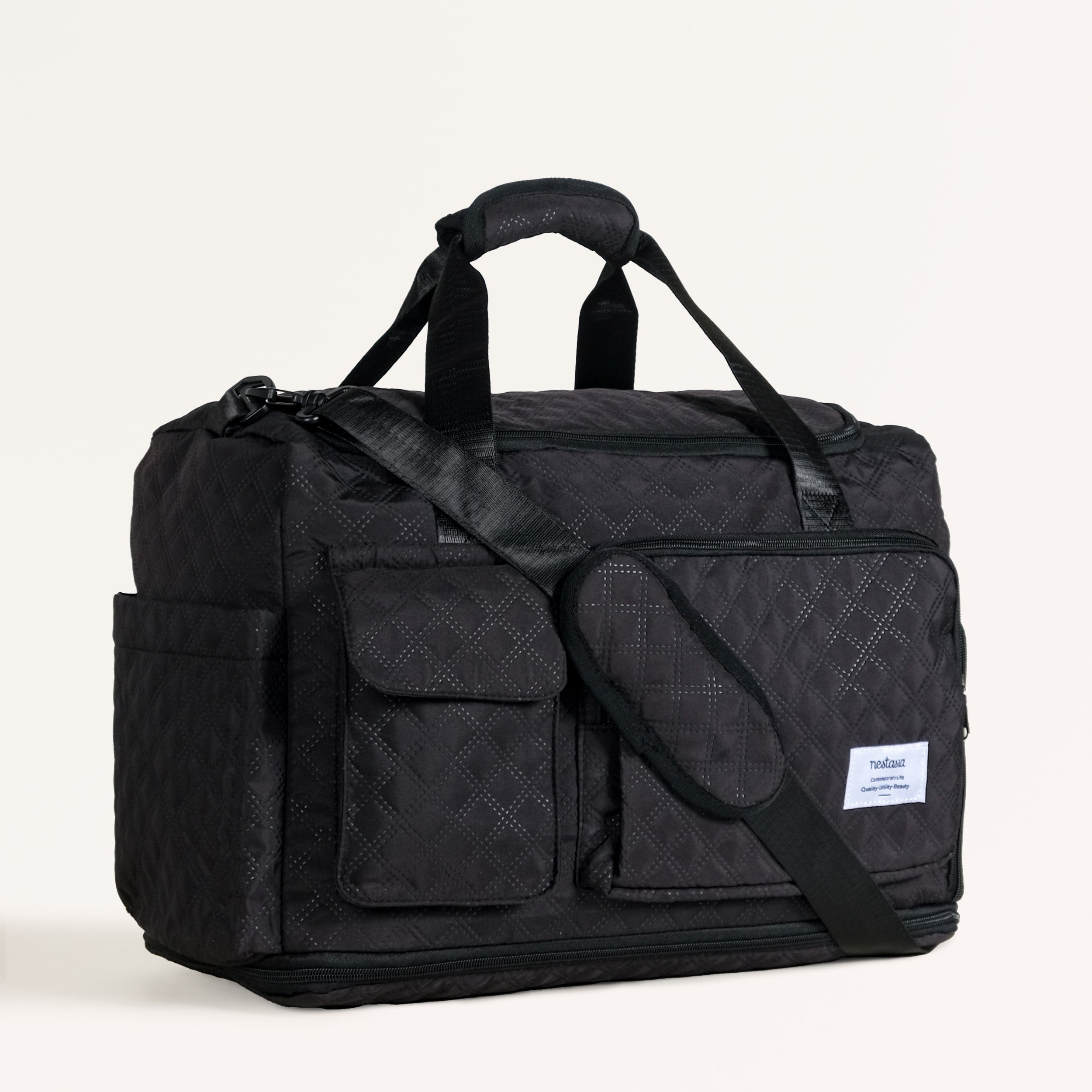 Dova Extendable Bag For Travel Black Online - Premium Duffel Bag