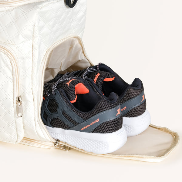 Off-White Dova Adjustable Gym Duffle Bag