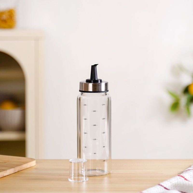 Glass Oil And Vinegar Dispenser Bottle Set of 2 300ml