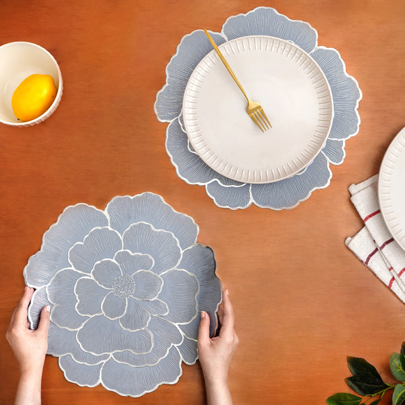 Dusty Dawn Floral Table Mat Set Of 6