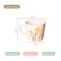 Daffodil Delight Tea Cup Set Of 6 150ml