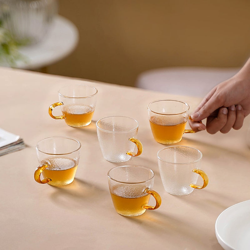 Teacup Set of 6- Tea cup, coffee cup, cup for tea | Cups and Mugs for Office Table & Home Decoration