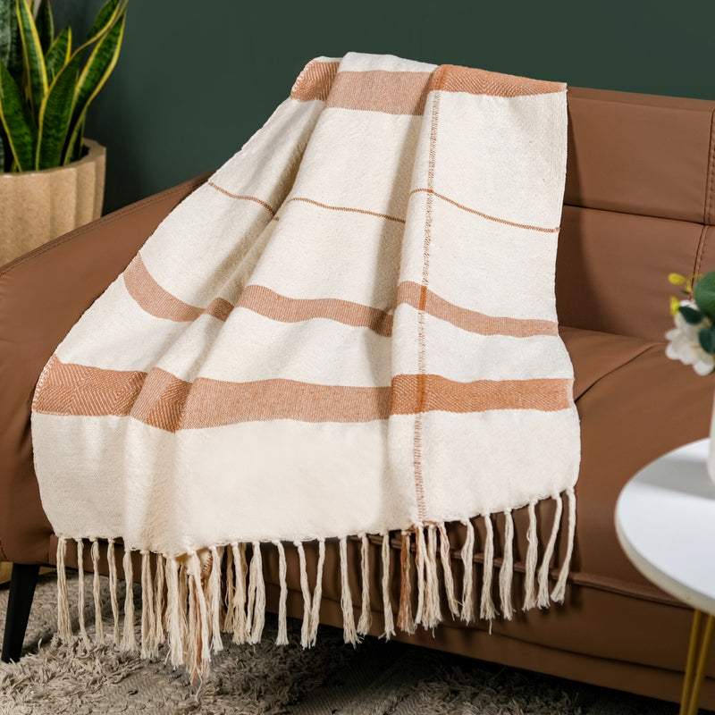 Earthline Pure Cotton Comfort Throw