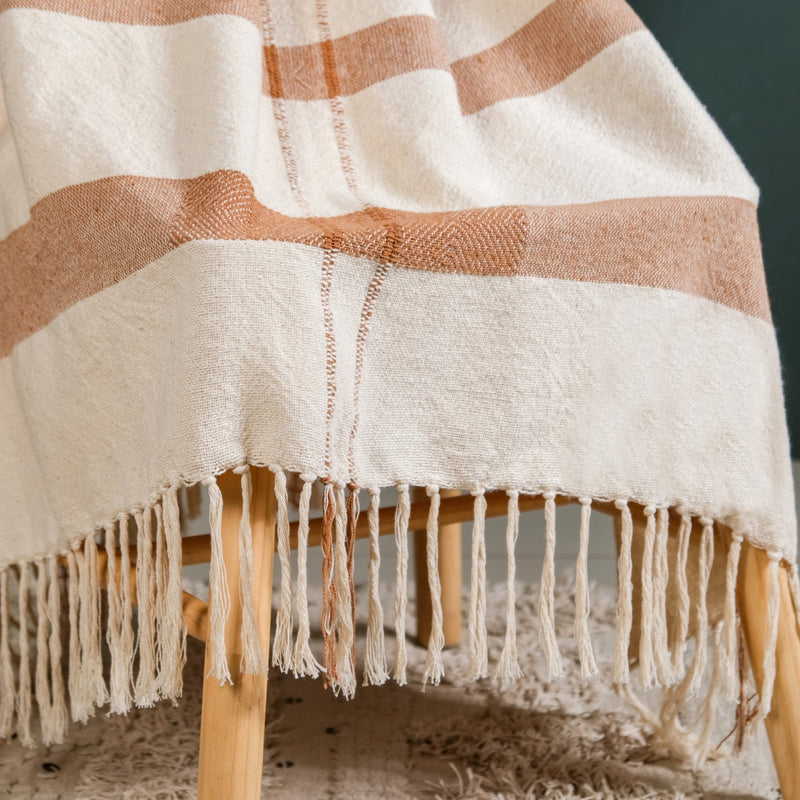 Earthline Pure Cotton Comfort Throw