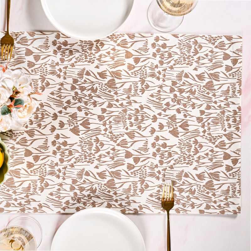 Earthy Blossoms 8 Seater Table Runner 264x35cm