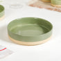 Earthy Sage Green Stoneware Serving Bowls Set Of 2 800ml