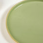 Earthy Sage Green Stoneware Snack Plates Set Of 4 8 Inch