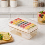 Easy Release Ice Cube Tray With Lid Bin And Scoop