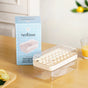 Easy Release Ice Cube Tray With Lid Bin And Scoop