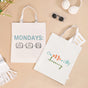 Ecofriendly Everyday Canvas Tote Bag Set Of 2