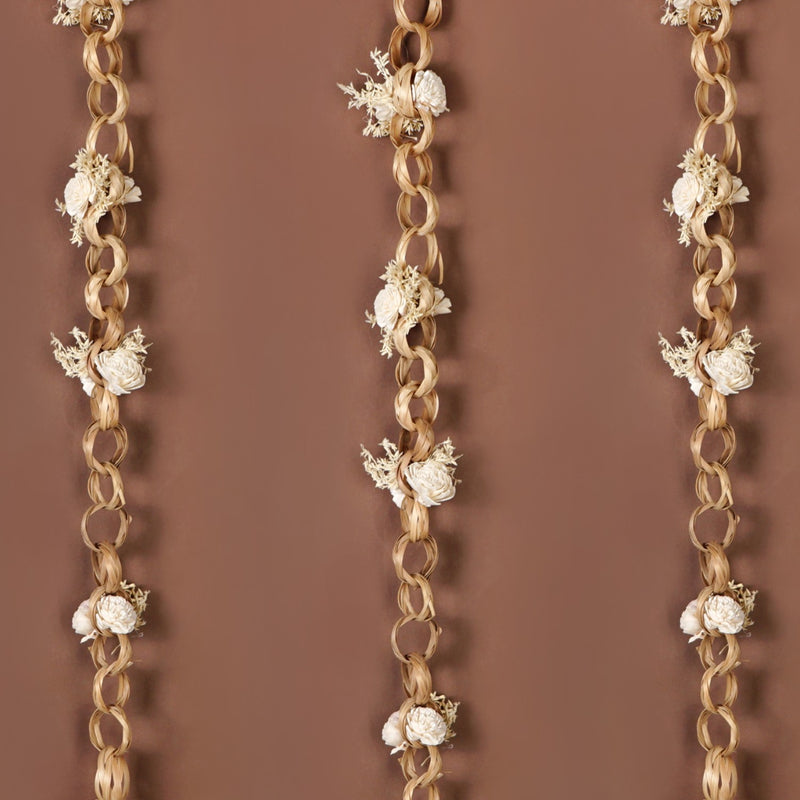 Ecofriendly Flower Wall Hanging Set Of 4