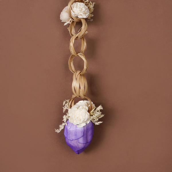 Ecofriendly Flower Wall Hanging Set Of 4
