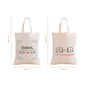 Ecofriendly Quirky Quotes Canvas Tote Bag For Women Set Of 2