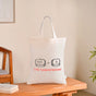 Ecofriendly Quirky Quotes Canvas Tote Bag For Women Set Of 2