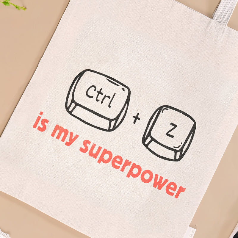 Ecofriendly Quirky Quotes Canvas Tote Bag For Women Set Of 2