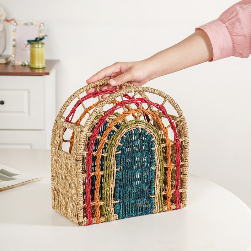 Ecofriendly Sabai Rainbow Storage Basket