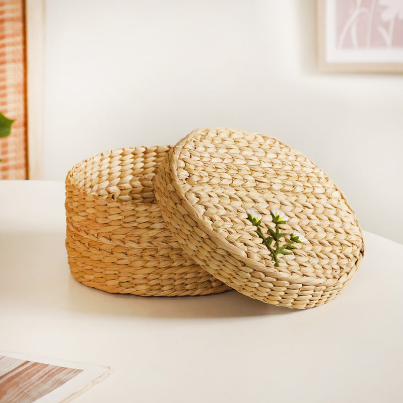 Ecofriendly Round Kauna Storage Basket