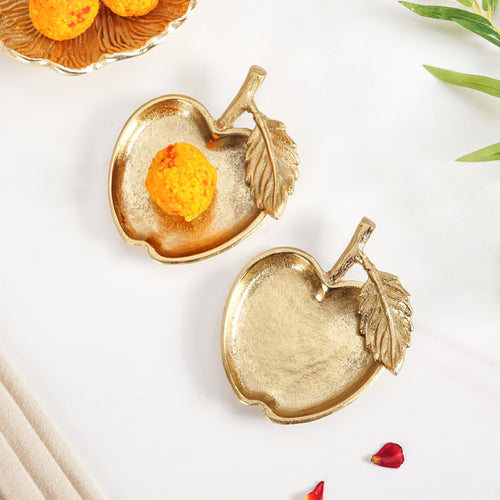 Eden Harvest Shiny Trinket Tray Set Of 2