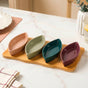 Eden Leaf Platter Set Of 5