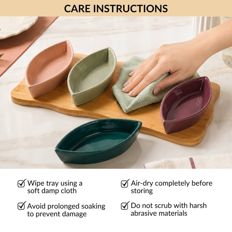 Eden Leaf Platter Set Of 5