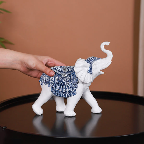 White Elephant Figurine
