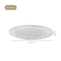 Embossed Dinner Plate Set Of 6 25cm