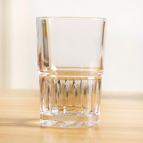 Embossed Tea Glass Set Of 6 190ml
