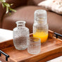 Embossed Bedside Carafe Set Of 2
