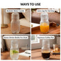 Embossed Bedside Carafe Set Of 2