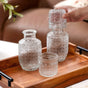 Embossed Bedside Carafe Set Of 2